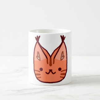 Café Caneca de Gato Laranja