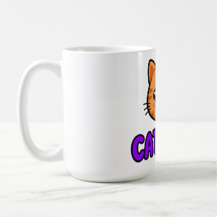 Café Caneca de Gato Laranja para Mãe de Gato