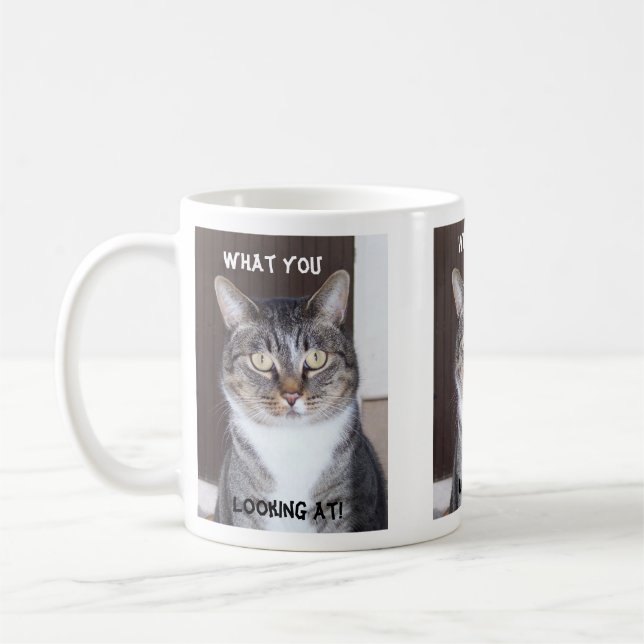 Café Caneca de Gato Listrado (Esquerda)