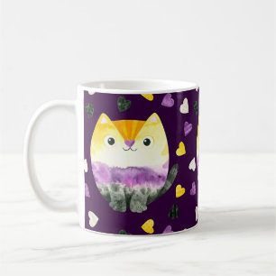 Café Caneca de Gato Não Binária