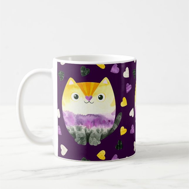 Café Caneca de Gato Não Binária (Esquerda)