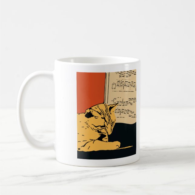 Café Caneca de Gato Piano AZI (Esquerda)