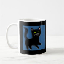 Caneca de Gato Preta