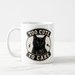 Café Caneca de Gato Preto Legal Muito Fofo Para se Im