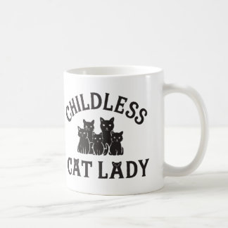 Café caneca de gato sem filhos