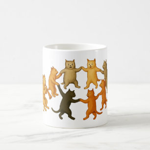 Café Caneca de Gatos Dançantes Medievais   Homem de Mar