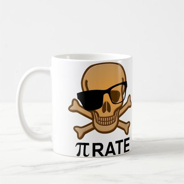 Café Caneca de Geometria de Matemática Divertida do Pir (Esquerda)