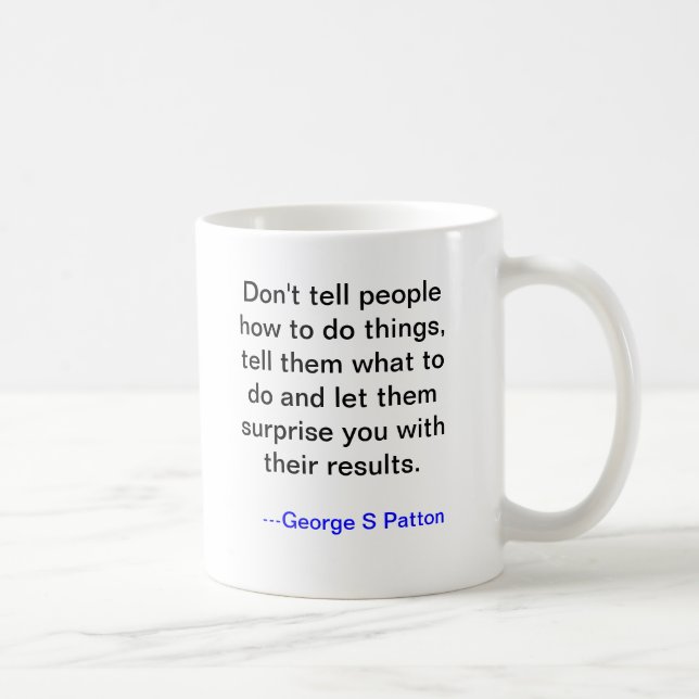 Café Caneca de George Patton (Direita)