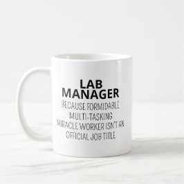 Café Caneca de Gerente de Laboratório, Presente de Gere