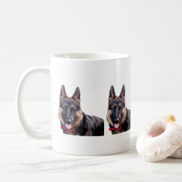 Café caneca de german shepherd para cães amantes