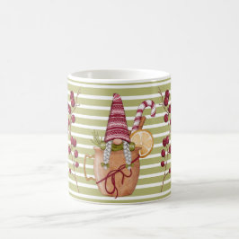 Café Caneca de Gnome de Natal com Cider Laranja