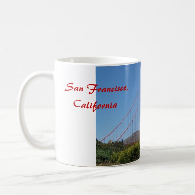Café Caneca de golden gate bridge (Esquerda)