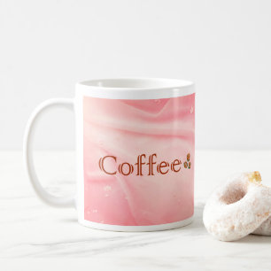 Café Caneca de gole cor-de-rosa