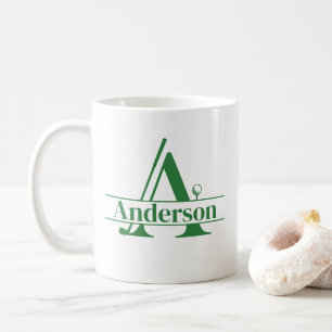 Café Caneca de Golfe - Nome Personalizado
