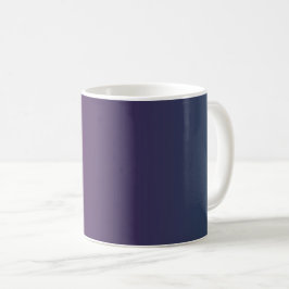 Café Caneca de Gradiente Ombre Roxo Azul - Elegante