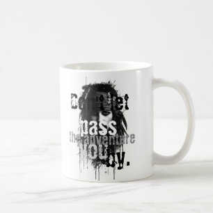Café Caneca de grafite para uma aventura de arte urbana