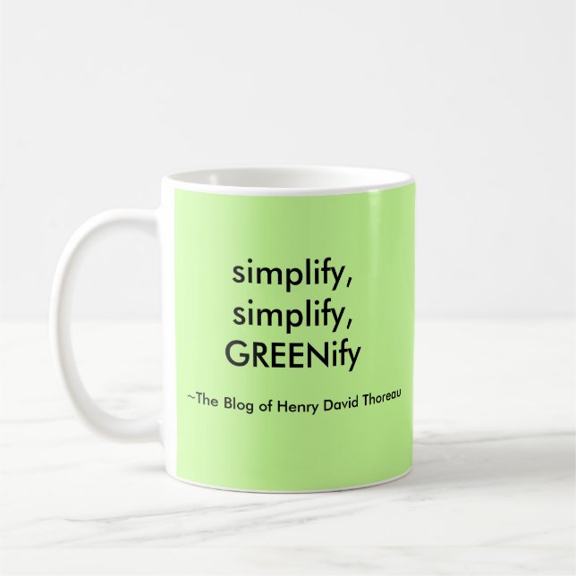 Café Caneca de Greenify (Esquerda)