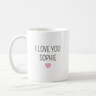Café Caneca de grés personalizada para Mimi, nome perso