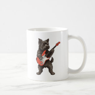 Café Caneca de Guitarra Elétrica Rockstar Scruffy Terri