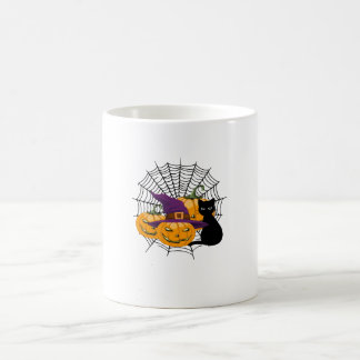 Café caneca de halloween