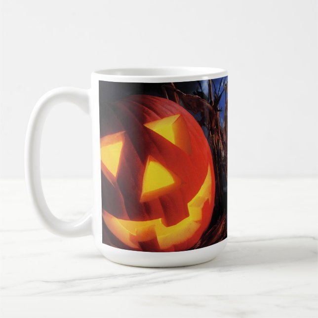 Café Caneca de Halloween/Abóbora (Esquerda)