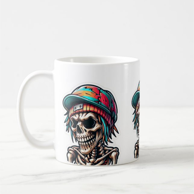Café Caneca de Halloween Assustadora (Esquerda)