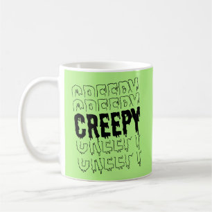 Café Caneca de Halloween assustadora