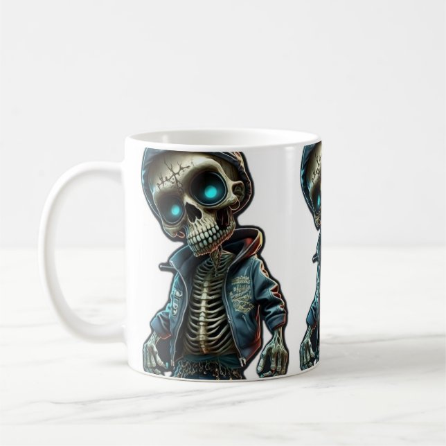 Café Caneca de Halloween Assustadora (Esquerda)