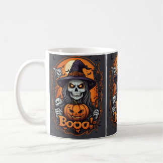 Café Caneca de Halloween Assustadora