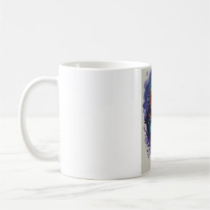 Café Caneca de Halloween de Abóbora Flutuante Assustado