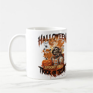 Café Caneca de Halloween de Astronauta Assustador Doc