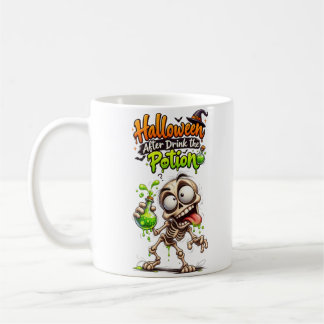 Café Caneca de Halloween "Depois de Beber a Poção" Esqu