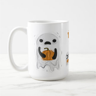Café Caneca de Halloween do Fantasma da Turma do Boo