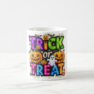 Café Caneca de Halloween do Fantasma e Abóbora 'Travess
