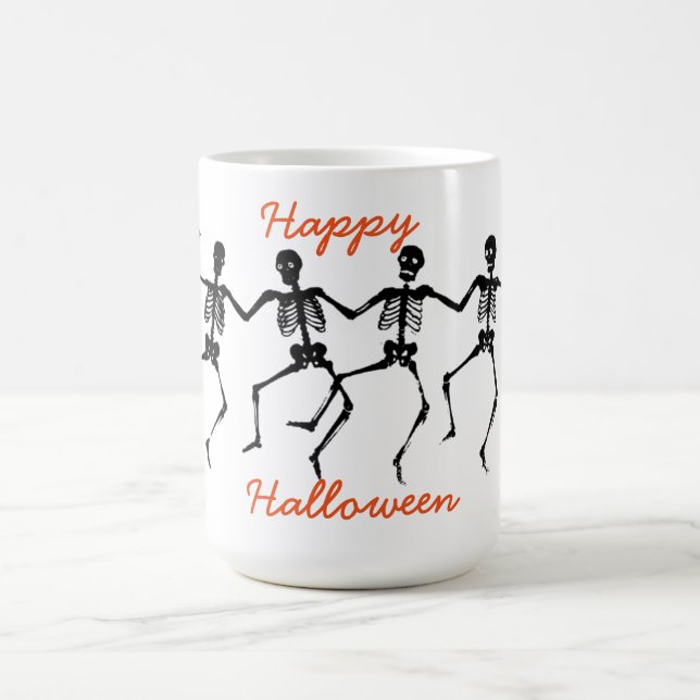 Café Caneca de Halloween/Esqueletos (Centro)