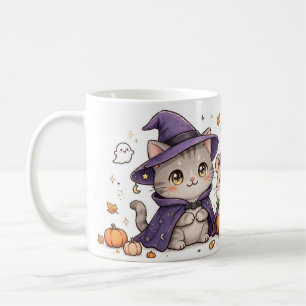 Café Caneca de Halloween para Animais de Estimação, Gat