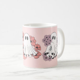 Café Caneca de Halloween Spooky - Abóbora, Espírito e D