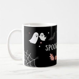 Café Caneca de Halloween Spooky - Abóbora, Espírito e D