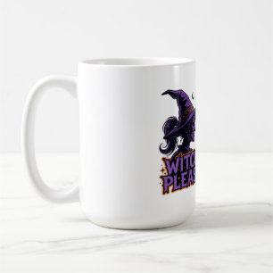 Café Caneca de Halloween Witch Please