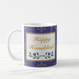 Café Caneca de Hanukkah feliz