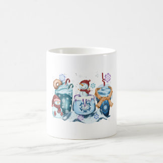 Café Caneca de Homem de Neve