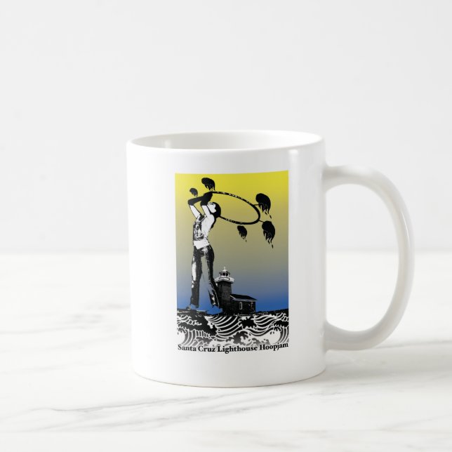 Café Caneca de Hoopjam do farol de Santa Cruz (Direita)