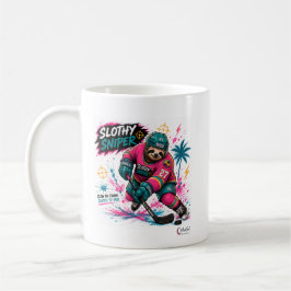 CAFÉ CANECA DE HÓQUEI SLOTH FRANCOTIRADOR