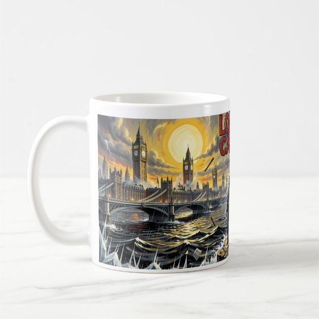 Café Caneca de Horror Punk Tempestade Apocalíptica de L (Esquerda)