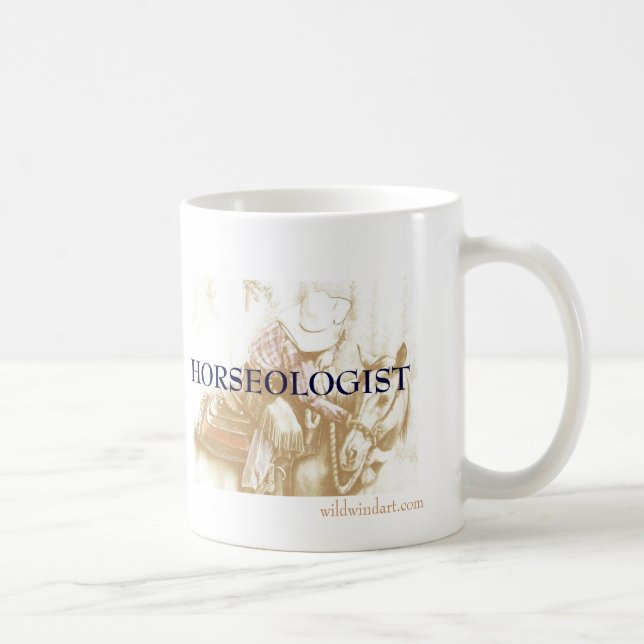 Café Caneca de HORSEOLOGIST com significado do (Direita)