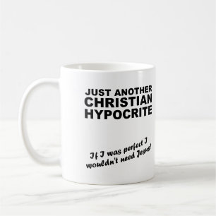 Café Caneca de Humor de Outro Hipócrita Cristão