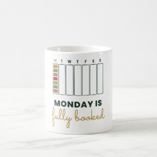 Café Caneca de Humor de Planejador com Segunda-feira To