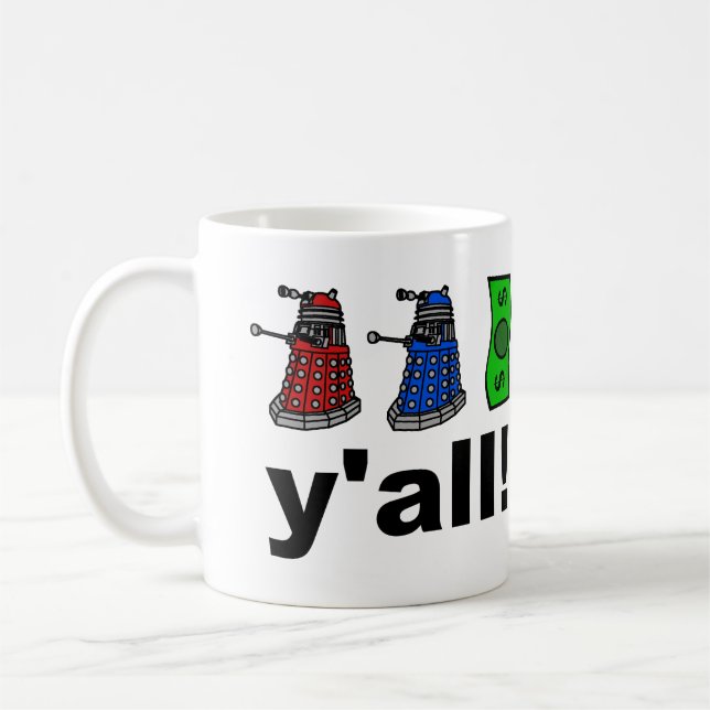 Café Caneca de Humor Geek Nerd de Viagem no Tempo Engra (Esquerda)
