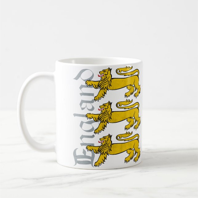 Café Caneca de Inglaterra de 3 leões (Esquerda)