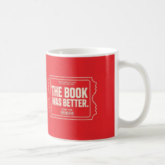 Café Caneca de Ingresso de Cinema O Livro Era Melhor